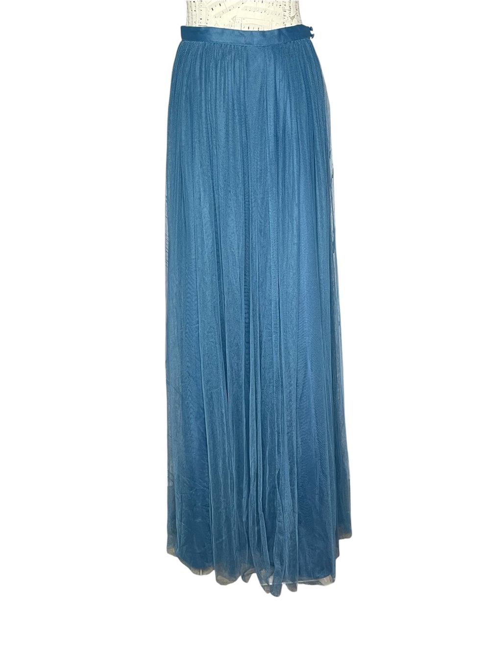 Jenny Yoo Collection Tulle Maxi Skirt Teal 4